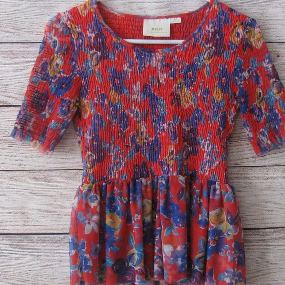 Maeve Ashton Smocked Peplum Top - Picture 10 of 10